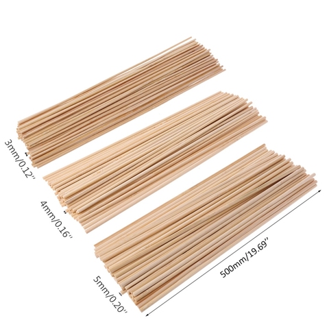 50Pcs Bamboo Plant Grow Support Sticks, Garden Potted Flower Canes Rod Wooden Floral Plant Sticks Support for Home Garden Climb ► Photo 1/5