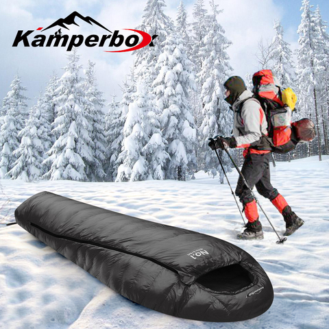 Camping Sleeping Bag Winter Sleeping Bag Ultralight CW1400  Kamperbox ► Photo 1/6