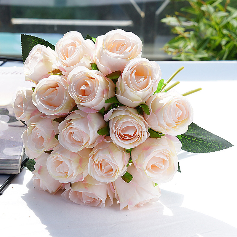 Details about   50Pcs Pop Silk Artificial Fake Rose Flower Heads Bulk Craft Wedding Party Decor 