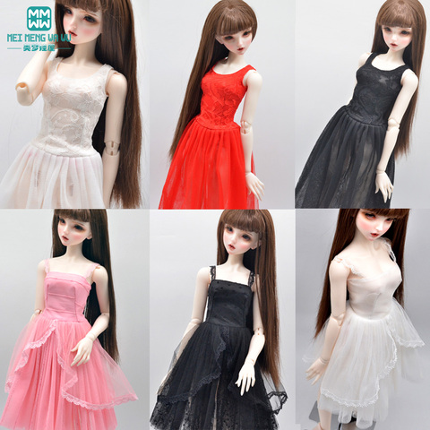 BJD Doll clothes 58-60CM 1/3 Fashion DD SD Dolls toys Ball Jointed Doll Fashion lace dress Black, white, pink, red ► Photo 1/6