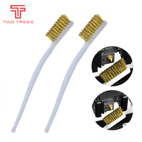 3D printer Cleaner Tool Cleaning Needle nozzle derusting stainless steel copper wire decontamination deburring cleaning brush ► Photo 1/6