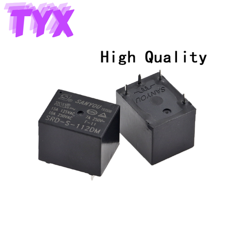 100%Original New SANYOU Relay SRD-S-105DM SRD-S-112DM SRD-S-124DM 4-pin T73 10A  5VDC 12VDC 24VDC Power Relay ► Photo 1/2