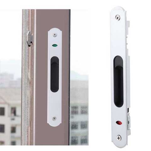 Door Lock Catch Modern Sliding Glass Door Window Single Lock Catch Hardware Fittings for Home Security ► Photo 1/6