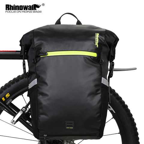 Rhinowalk 24L Multifunctional Bike Pannier Bag Waterproof Bicycle Rear Seat Bag Backpack Motor Bag Luggage Bag Cyclimg Bag ► Photo 1/6