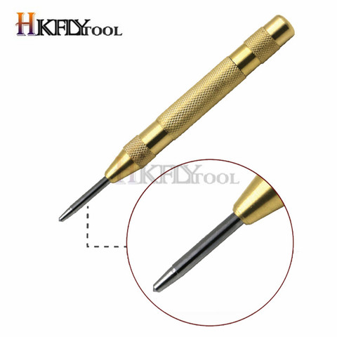 5 Inch Automatic Center Pin Punch Spring Loaded Marking Starting Holes Tool Wood Press Dent Marker Woodwork Tool Parts ► Photo 1/6