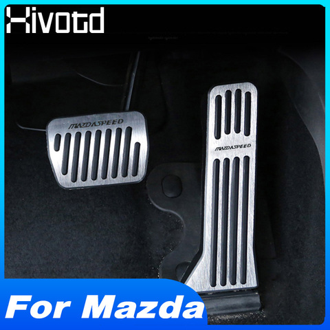 Hivotd Car Accelerator Brake Clutch Footrest Pedal Plate Cover For Mazda 3  Axela CX 5 CX5 CX8 CX-8 CX9 CX-9 CX 9 2017 2022 ► Photo 1/6