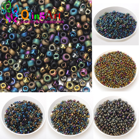 2mm 3mm 4mm plating /Matte Beads Crystal Glass Seed Beads for Jewelry Making DIY Earring Necklace Bracelet Charms Handmade ► Photo 1/6