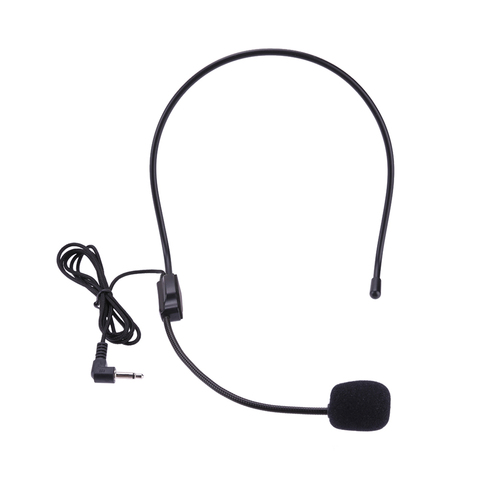 Portable Headset Microphone Wired 3.5mm Jack Condenser with Mic For Loudspeaker For Tour Guide Teaching Lecture Microphone ► Photo 1/6