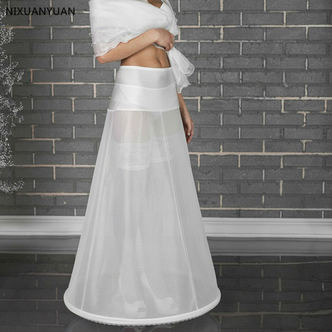 Wholesale Price 1 Hoop Bone Elastic Waist Petticoat for Bridal Mermaid  Wedding Dress Crinoline Slip Underskirt In Stock - Price history & Review, AliExpress Seller - NXY Wedding Accessories Store