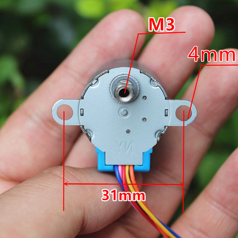 24BYJ48 DC 12V CNC Motor Reducing Stepping Stepper Motor 24BYJ48 Step Motor ► Photo 1/6