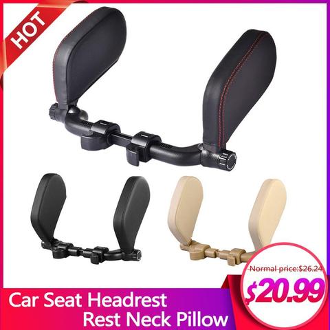 Car Seat Headrest Travel Rest Neck Pillow Support Solution car accessories interior Auto Seat Head Cushion For Kids And Adults ► Photo 1/6