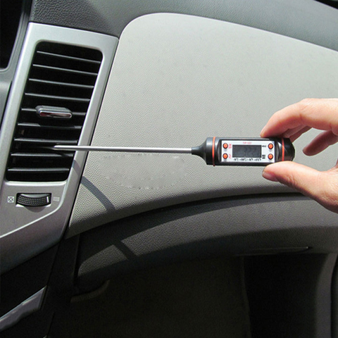 Car Air Condition Outlet Needle Type LCD Digital Gauge Check Tool Kitchen Thermometer Range :minus 50 to zero above 300 degrees ► Photo 1/5