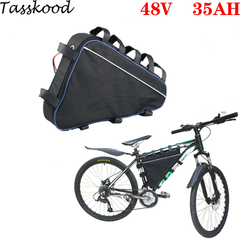 Electric Bike Battery 48V 35AH triangle bateria  48V 1000W bafang bbs03 e bike Lithium Batteries ► Photo 1/6