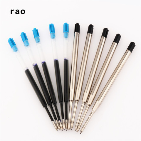 High quality 029 Blue Black ink Refill Ballpoint pen Finance Student Office Stationery  school supplies  gel ink pen refills ► Photo 1/6