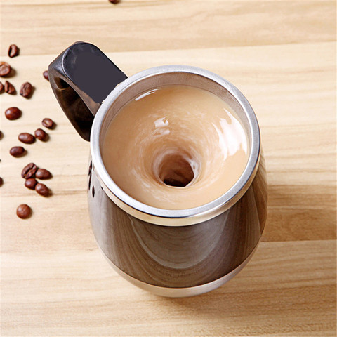 450ml Mugs Automatic Electric Lazy Self Stirring Mug Coffee Milk Stainless Steel Travel Mixing Cups Novelty Smart Cup Drinkware ► Photo 1/6