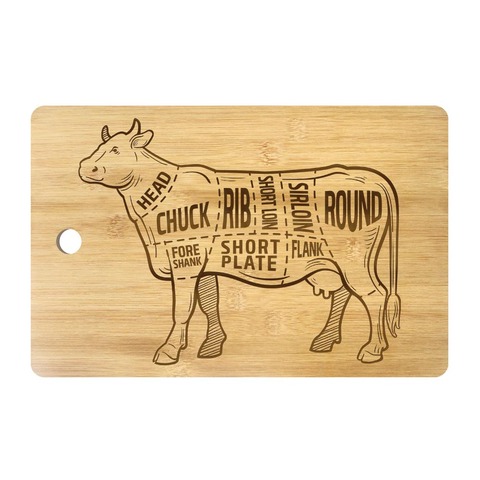 Beef Meet Cuts Diagram Personalized Chopping Board teak House Butcher Shop Kitchen Sign Decorative Cutting Board For Meat Man ► Photo 1/6