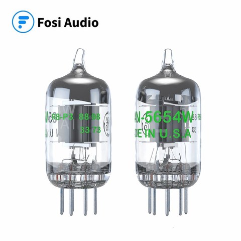 Fosi Audio Vacuum Tubes 7-Pin 5654W Upgrade for 6AK5 6J1 6J1P EF95 Pairing Tubes 2PCS For Amplifier Audio ► Photo 1/6