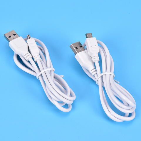 1m Long MINI USB Cable Sync & Charge Lead Type A to 5 Pin B Phone Charger ► Photo 1/6