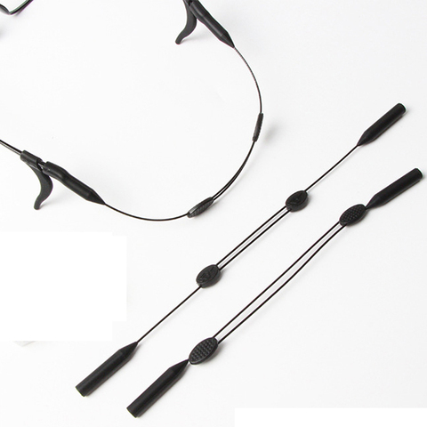 1Pcs Unisex Scalable Silicone Glasses Strap Neck Cord Sports Eyeglasses Sunglasses Rope String Holder Eyewear Lanyard ► Photo 1/6