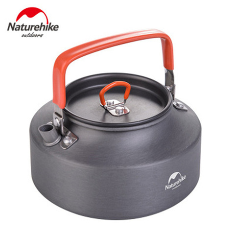 Naturehike 1100ML 1600ML Mini Outdoor Camping Cookware Portable Water Kettle Teapot Camping Picnic Tableware Hard ► Photo 1/6