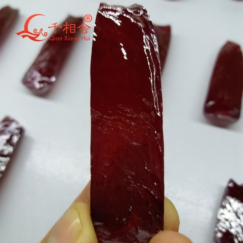 0.1kg  100g per color Rough raw material corundum lab created red ruby ► Photo 1/6