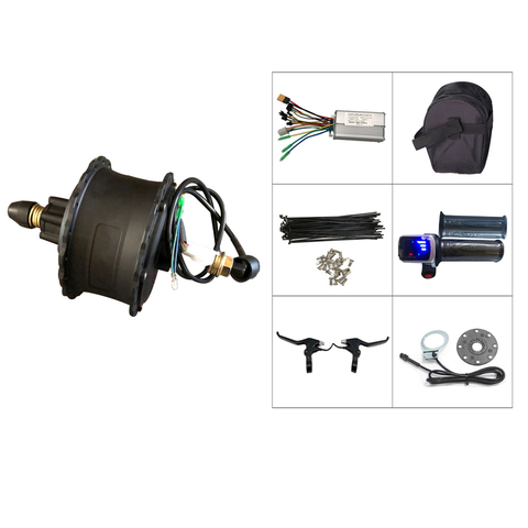 20 24 26 x4.0 inch Fat tire Electric bike kit 250W 350W 500W 36V smart snow bike motor LED display throttle ebike conversion kit ► Photo 1/6