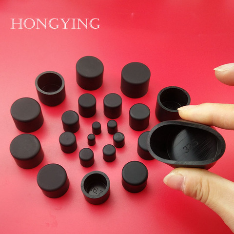 High Elastic End Cap Silicone Cover Rubber Steel Pole Tube 12mm 13mm 14mm 15mm 16mm 17mm Painting Coating Protecting Caps ► Photo 1/6
