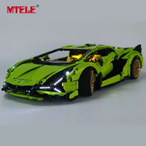 MTELE Brand LED Light Up Kit For Technic Lambogini Sián FKP 37 Toys Lighting Set Compatible With 42115 ► Photo 1/6