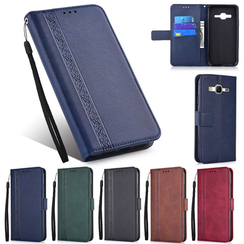 Wallet Leather Case for Samsung Galaxy J2 J3 J5 J7 2016 J4 J6 Plus 2022 Grand Prime M01 M11 M21 M31 A51 A71 A21 S M51 Book Bag ► Photo 1/6