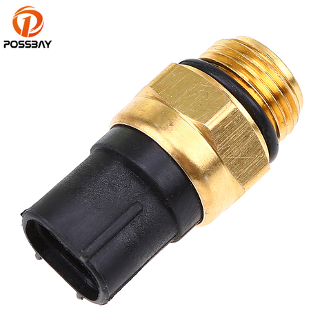 POSSBAY Motorcycle Radiator Fan Switch Thermo Switch For Suzuki Kawasaki Coolant Temperature Sensor 17680-33E00 Cafe Racer ► Photo 1/6