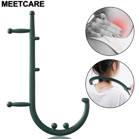 Self-Massage Tool Deep Pressure Trigger Point Massager Stick Hook Body Muscle Relief Thera Cane Back Massager Therapiutic Tools ► Photo 1/6