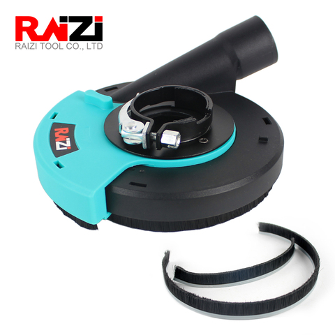 Raizi 125/180mm Angle Grinder Dust Shroud Cover Kit with Replaceble Brush Universal Surface Grinding Dust Collection Cover Tool ► Photo 1/6