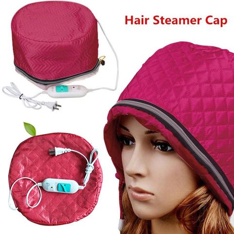 220V US Plug Electric Hair Thermal Treatment Beauty Steamer SPA Nourishing Hair Care Cap ► Photo 1/6