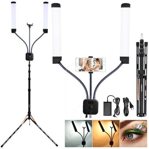 fosoto FT-450 Multimedia Extreme With Selfie Function Photography Light Led Video light Lamp Ring With Tripod For Makeup Youtube ► Photo 1/6