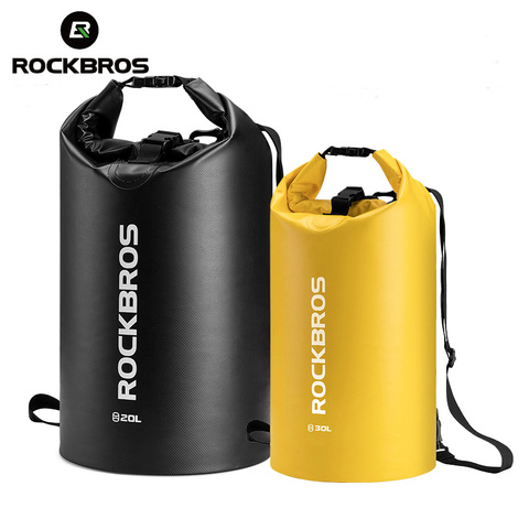 ROCKBROS 30L/40L Waterproof Bags Storage Dry Sack Bag For Canoe Kayak Rafting Outdoor Sport Swimming Bags Travel Kit Backpack ► Photo 1/6