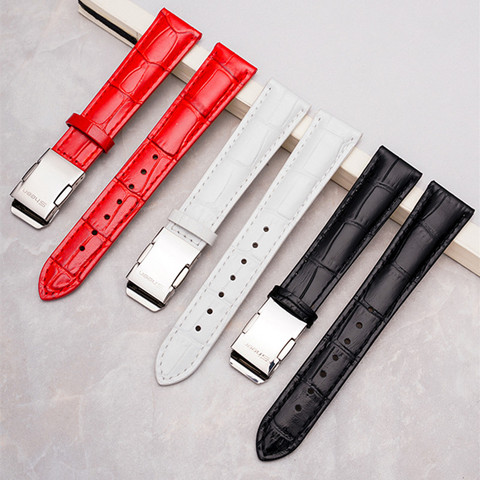 14mm 15mm 16mm 18mm Leather Watch Band Women Watch Strap Bracelet Steel Buckle Watchband for Casio Sheen Series 5012 5010 5023 ► Photo 1/6