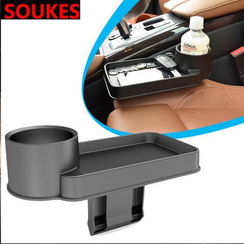 Car Seat Gap Cup Drink Bottle Can Phone Holder  For Audi A3 A4 B8 B6 A6 C6 A5 B7 Q5 C5 8P Q7 TT C7 8V A1 Q3 S3 A7 B9 8L A8 80 ► Photo 1/6