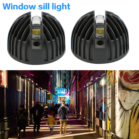 Semicircle shape 12W LED Wall Window sill lights Frame Wall KTV Hotel Bar Corridor LED door Light bulb 180 Degree Lighting ► Photo 1/4