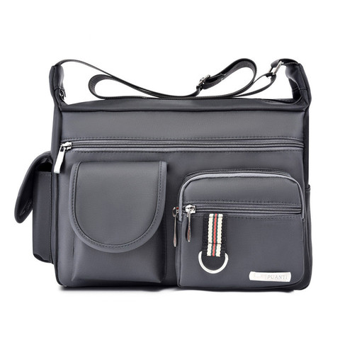 New men's shoulder bag messenger bag square waterproof Oxford cloth business men's travel large capacity crossbody bag ► Photo 1/5