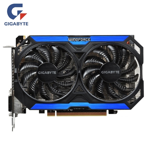 Gigabyte GTX 960 4GB Video Card NVIDIA GTX960 4GB OC GPU Graphics Cards Desktop PC Screen Computer Game Map GTX 750 Ti VGA DVI ► Photo 1/6