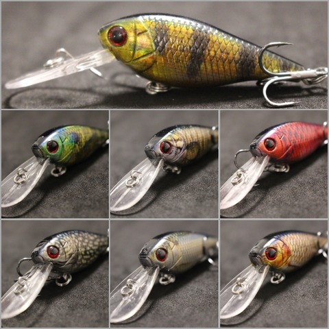 wLure 8g 8cm 3 Meters Depth Nature Color Transfer FH31 High End Hooks Wide Wobble with Deep Diving Carp Fishing HC549 ► Photo 1/6