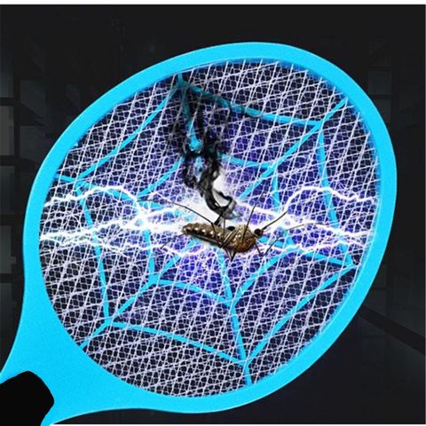 Electric Fly Swatter Handheld Electronic Swat Bug Mosquito Insect Wasp Zapper Killer ► Photo 1/6