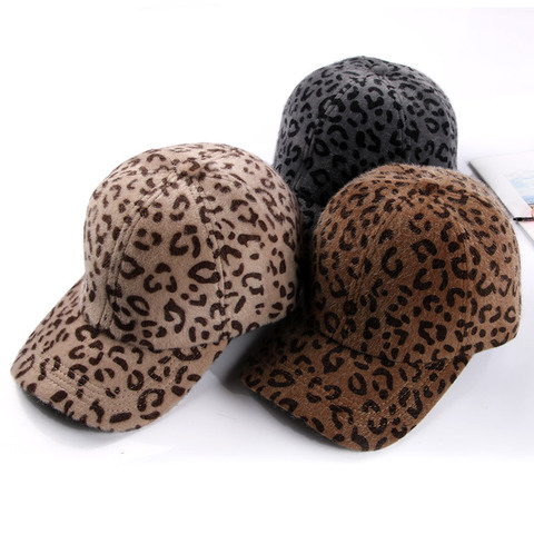 Leopard Style Baseball cap women Cotton Hat Sport Girls Students Fashion Famous Outdoor Sports Leisure Warm Caps ► Photo 1/6