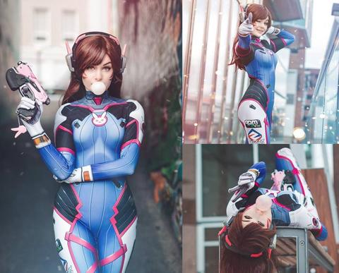 d.va Cosplay Costumes Superhero Zentai Suit dva Halloween Bodysuit Adults Kids ► Photo 1/5