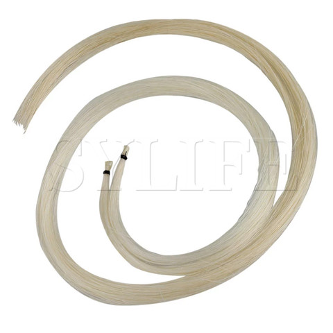 2 Hank 32inch Mongolian Violin/Viola Bow Hair Horsehair White ► Photo 1/3