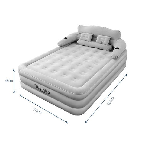 double household outdoor inflatable cushion bed sheet people increase folding portable bed field mat ► Photo 1/1