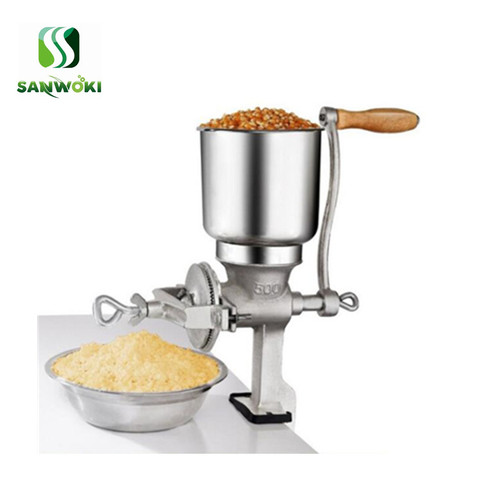 Hand operate grains grinder machine corn flour mill machine Peanut Crusher Mill Grain Powder Grinding Machine Coffee Grinder ► Photo 1/6