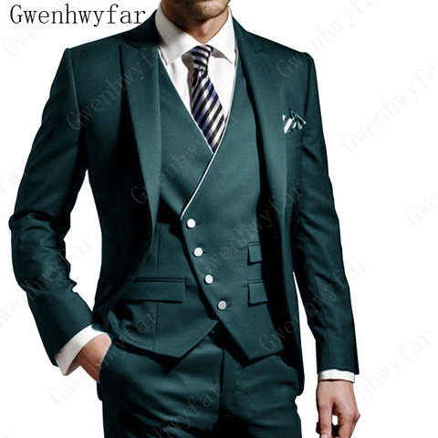 Men Suits 2 Piece Suit Slim fit One Button Mustard Suit For Men Wedding  Suite Groomsmen Men Clothing