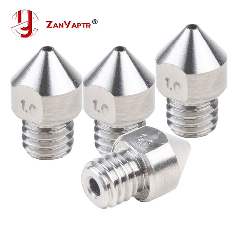 2022! 1Pcs MK8 Makerbot Extruder MK8 Nozzle TC4 Titanium alloy Mixed Sizes 0.3/0.4/0.6/0.8/1.0/1.2/1.5mm For 3D Printer 1.75MM ► Photo 1/1