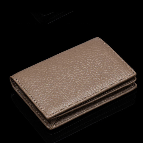 100% Genuine Leather Business Name Card Case Large Capacity Cross Crocodile Saffiano Bank Card ID Holder Custom name logo ► Photo 1/6